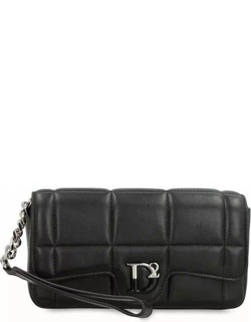 Dsquared2 D2 Statement Leather Clutch