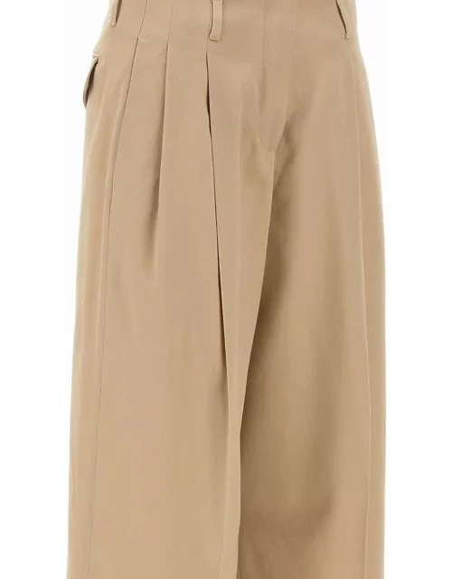 Golden Goose Wide Trousers With Pleat