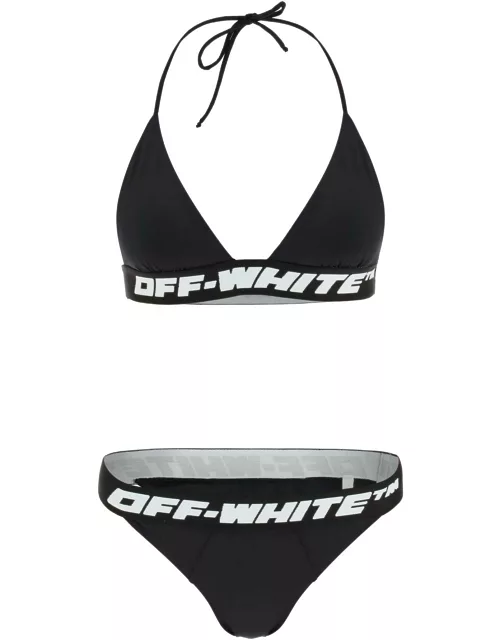Off-White Logo Band Bikini Set