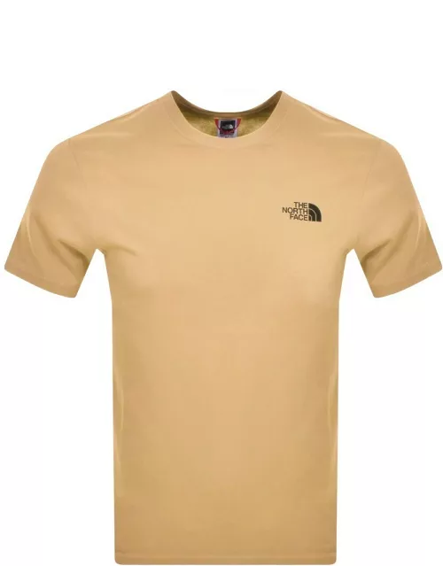 The North Face Simple Dome T Shirt Khaki