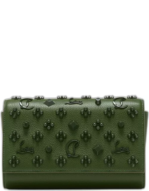 Paloma Fold-Over Embellished Clutch Bag