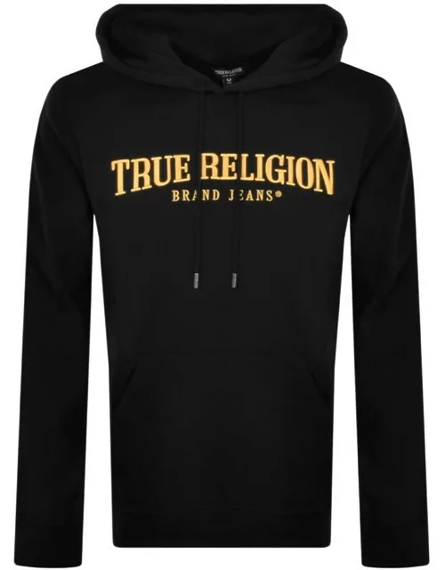 True Religion Logo Hoodie Black