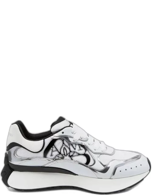 Alexander McQueen Sprint Runner Sneakers In White