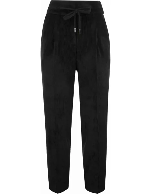 Peserico Corduroy Pull-up Trouser