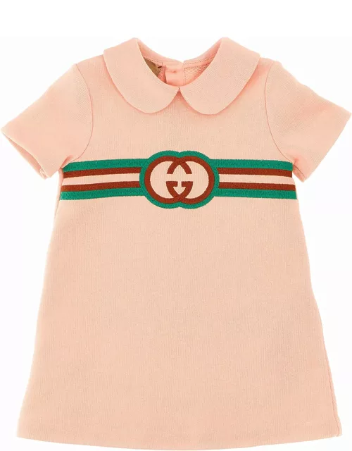 Gucci Logo Embroidery Dres