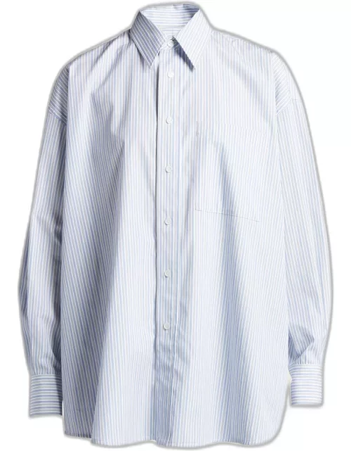 Thin Stripe Poplin Shirt