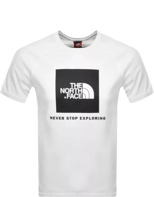 The North Face Raglan Redbox T Shirt White