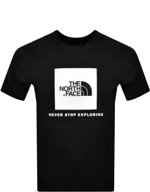 The North Face Raglan Redbox T Shirt Black