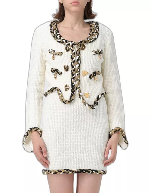 Cardigan MOSCHINO COUTURE Woman colour White
