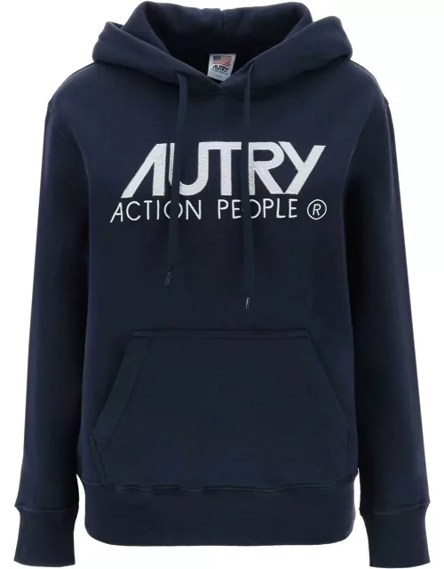 AUTRY 'Icon' hoodie with logo embroidery