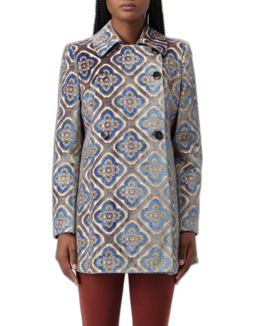Coat ETRO Woman colour Blue