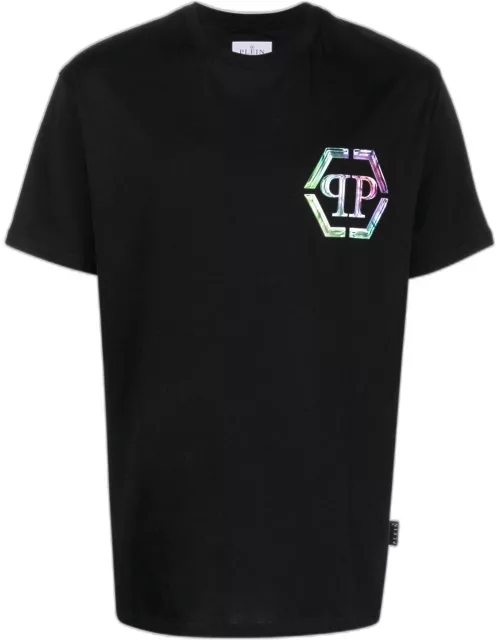 Black Glass SS PP T-shirt with logo print
