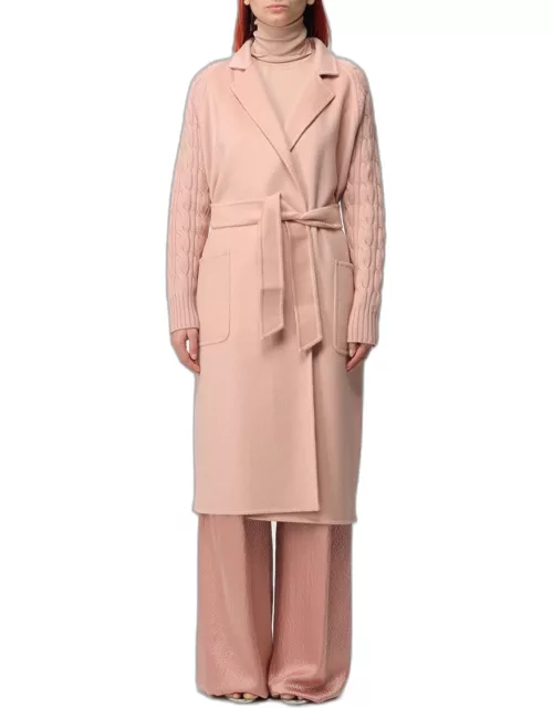 Coat MAX MARA Woman colour Pink