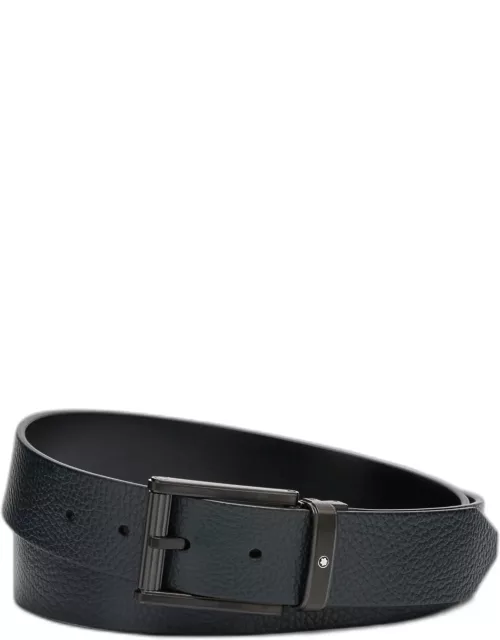 Men's Reversible Smooth/Grained Leather Belt