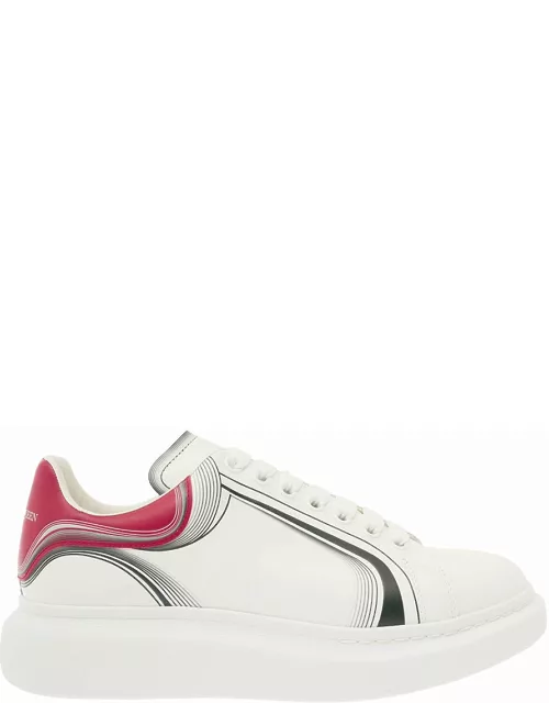 Alexander McQueen White Sneakers With Over
