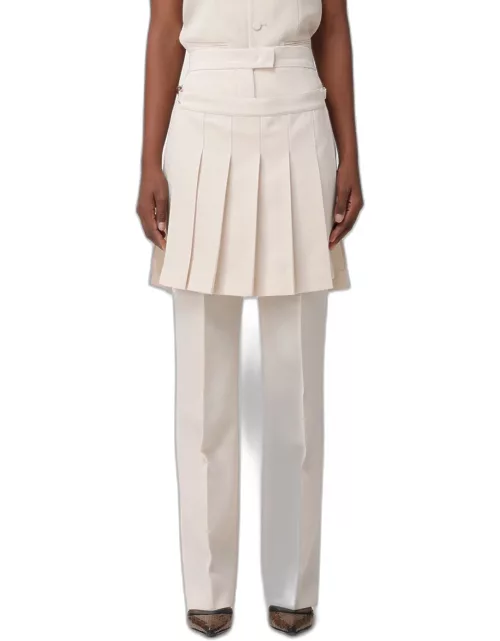 Trousers FENDI Woman colour White