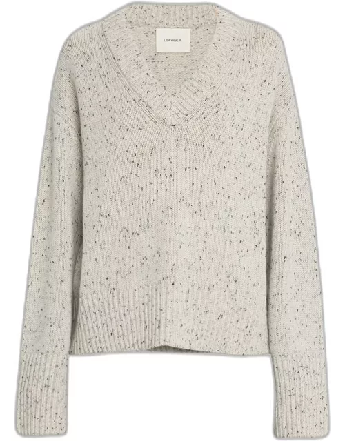 Aletta Blender Cashmere V-Neck Sweater