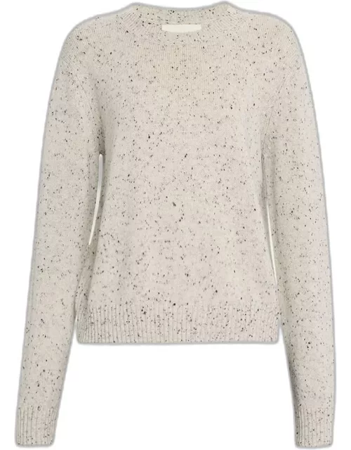 Marble Blender Cashmere Speckled Knit Sweater