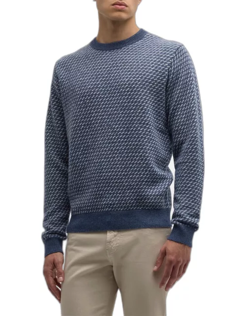 Men's Oslo Wool-Cashmere Crewneck Sweater