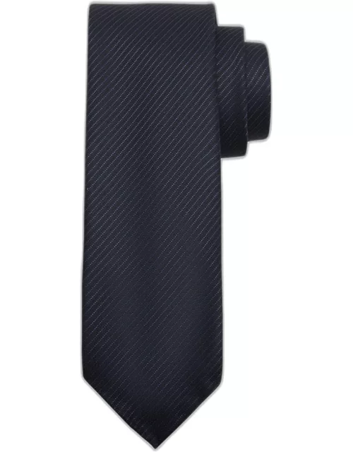 Men's Micro-Stripe Silk Tie
