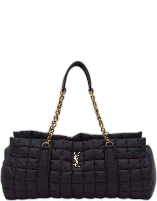 Gloria Travel YSL Duffel Bag in Quilted Nylon