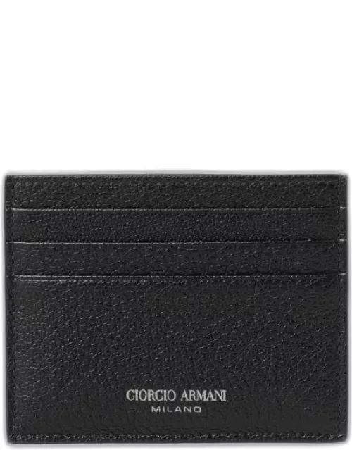 Wallet GIORGIO ARMANI Men colour Black