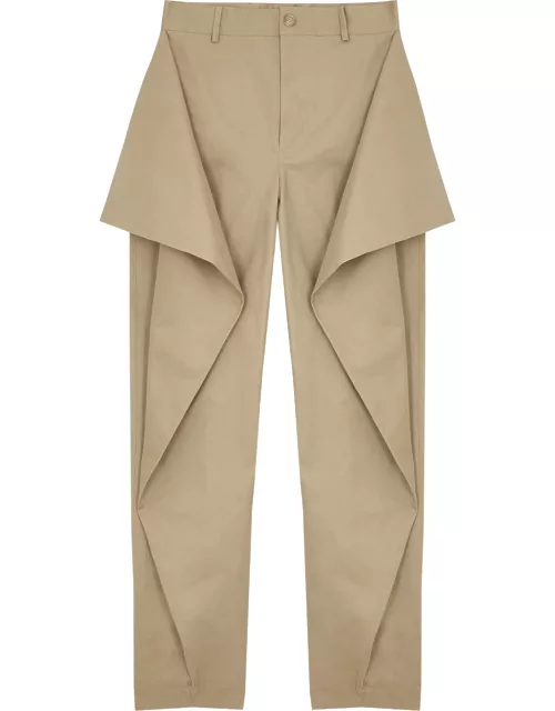 JW Anderson Kite Stretch-cotton Trousers - Beige