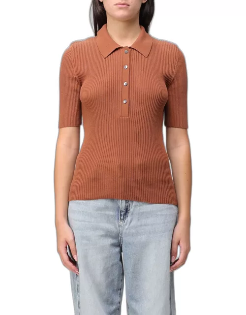 Polo Shirt A.P.C. Woman colour Brown