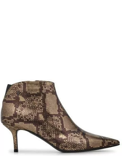 Fabi Ankle Boot In Fine Calf Leather