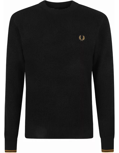 Fred Perry Logo Round Neck Sweater