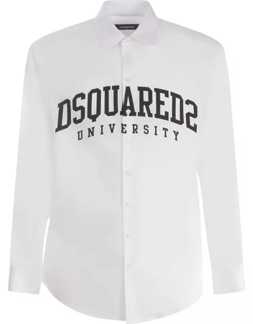 Shirt Dsquared2 university In Cotton