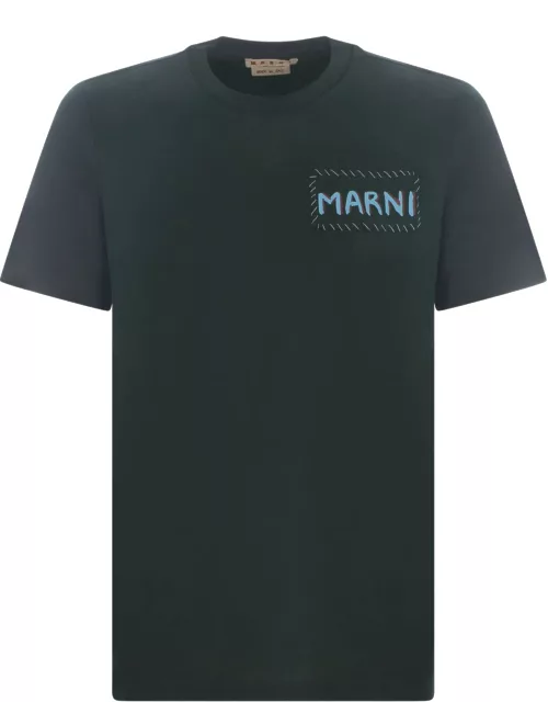 Marni Green Bio Cotton T-shirt