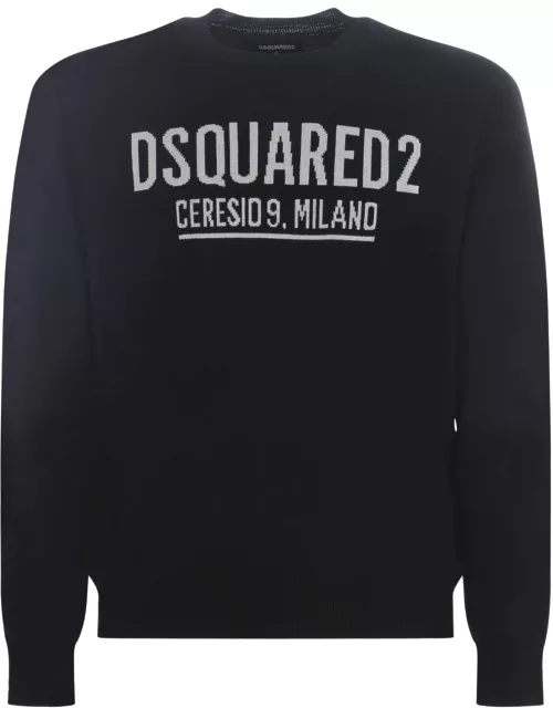 Dsquared2 Virgin Wool Crew-neck Sweater