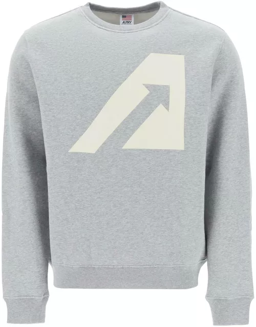 AUTRY Crew-neck sweatshirt with logo print