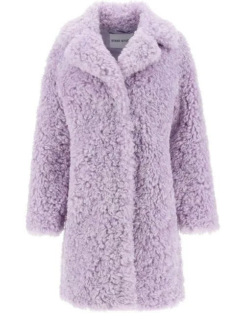 STAND STUDIO 'Camille' faux fur cocoon coat