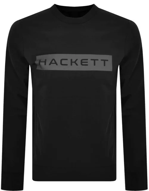 Hackett Heritage Crew Neck Sweatshirt Black