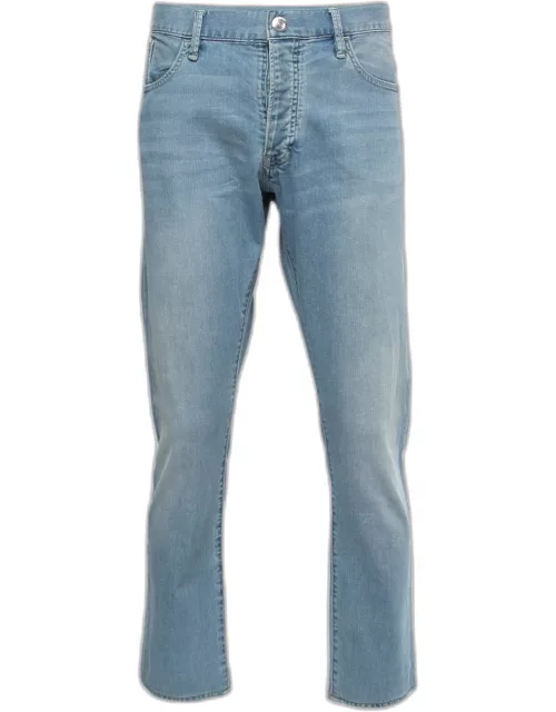 Emporio Armani Blue Denim Tapered Fit Jeans XXL/Waist 41"