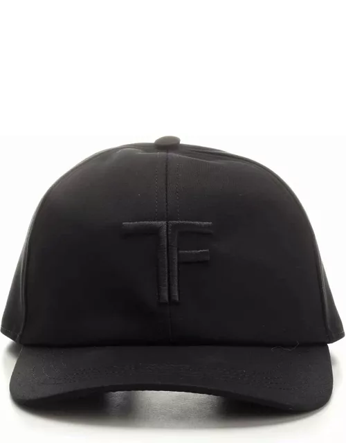 Tom Ford Black Cap With Logo