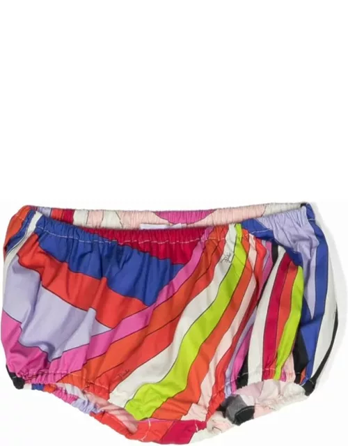 Pucci Shorts With Iride Print