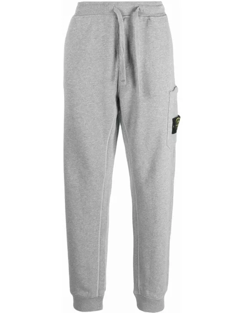 Grey sport pants with Compass patch