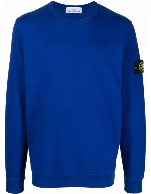 Blue sweatshirt with Compass logo