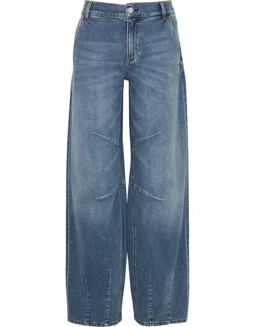 Alice + Olivia Parker Barrel-leg Jeans - Denim