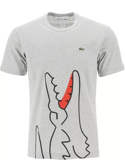 Comme des Garçons Shirt X Lacoste T-shirt With Graphic Print