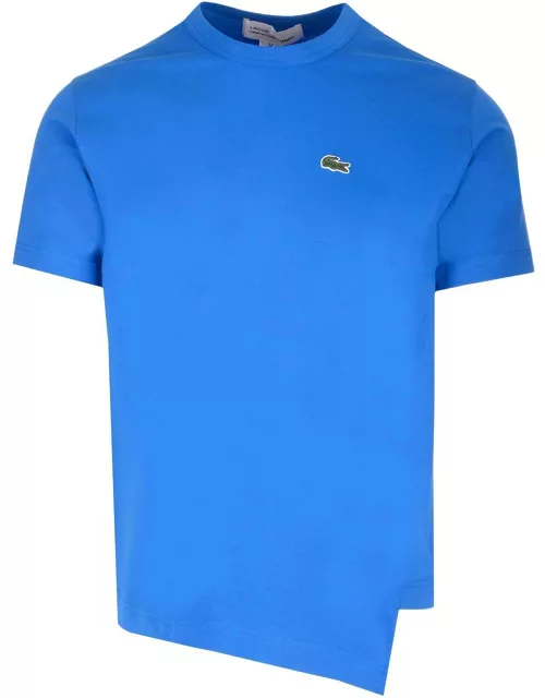 Comme des Garçons Shirt Blue Asymmetric T-shirt X La Coste