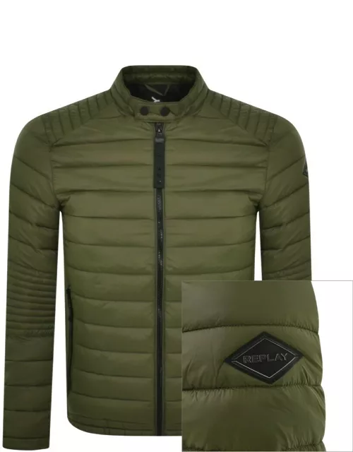 Replay Padded Jacket Green