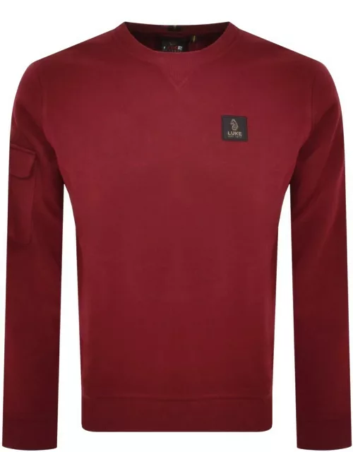 Luke 1977 Burma Patch Sweatshirt Red