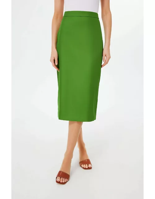 Green Duchess Pencil Skirt