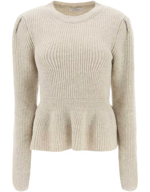 LEMAIRE Wool peplum sweater