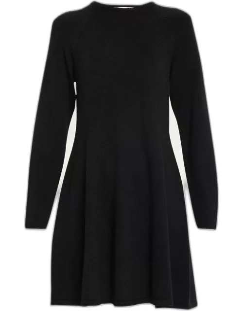 Didih Cashmere Knit Long-Sleeve Mini Dres