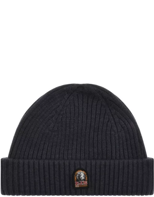 Parajumpers Ribbed Beanie Hat Navy